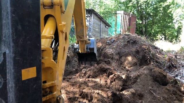 Расширяем дачный участок СНТ Березка LiuGong 777A-S смотреть онлайн