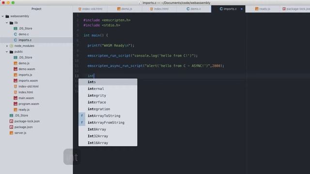 WebAssembly for Absolute Beginners[13/22]-Calling JavaScript functions from C-WASM/WebAssembly 2019 смотреть онлайн