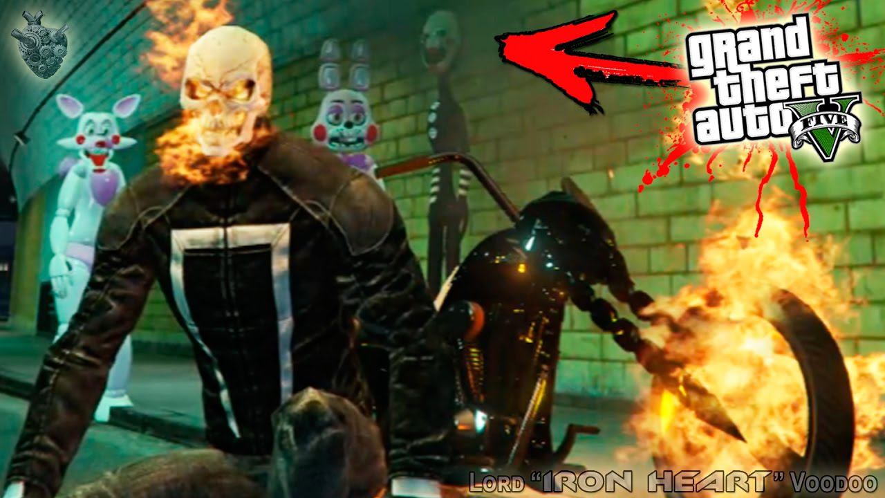 ГТА 5 МОДЫ! ПРИЗРАЧНЫЙ ГОНЩИК И TOYS АНИМАТРОНИКИ ФНАФ FIVE NIGHTS AT FREDDY'S! ОБЗОР GTA 5 MODS смотреть онлайн