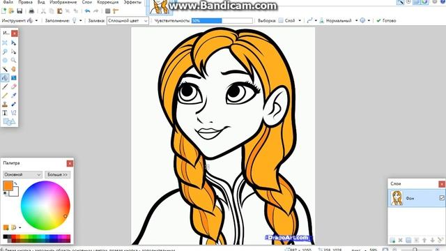 ► Paint - Рисуем Рапунцель смотреть онлайн