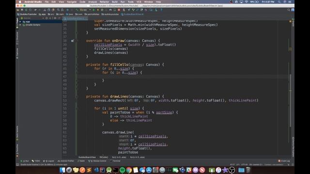 Android Sudoku Tutorial in Kotlin #2 - Lines and Cell Selection смотреть онлайн