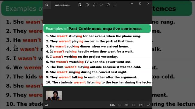 GRAMMAR PAST CONTINUOUS NEGATIVE & PAST CONTINUOUS INTERROGATIVE SENTENCES, English vocabulary. смотреть онлайн