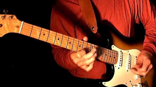 Jam over a Jeff Beck style track. 1996 Fender Stratocaster CS 56. Lefty. смотреть онлайн