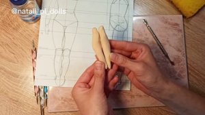 МК ❤️ЛЕПИМ НОГИ КУКЛЕ❤️ из полимерной глины. Малышка Кэти. #полимернаяглина #мастеркласс