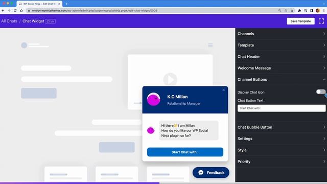 How to Embed Messenger Chat Widget to WordPress Websites | WP Social Ninja смотреть онлайн