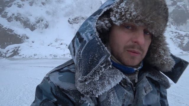 Рыбалка на Енисее. Хариус Атаманово. (03.01.2018) смотреть онлайн
