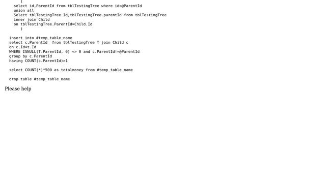 find total money of parent node of tree according to a particular pattern смотреть онлайн