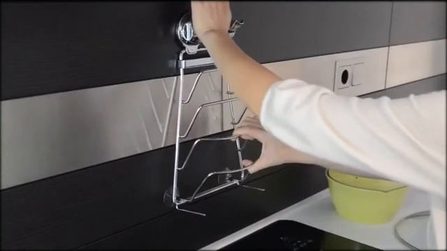 Держатель для крышек от кастрюл на вакуумных присосках смотреть онлайн