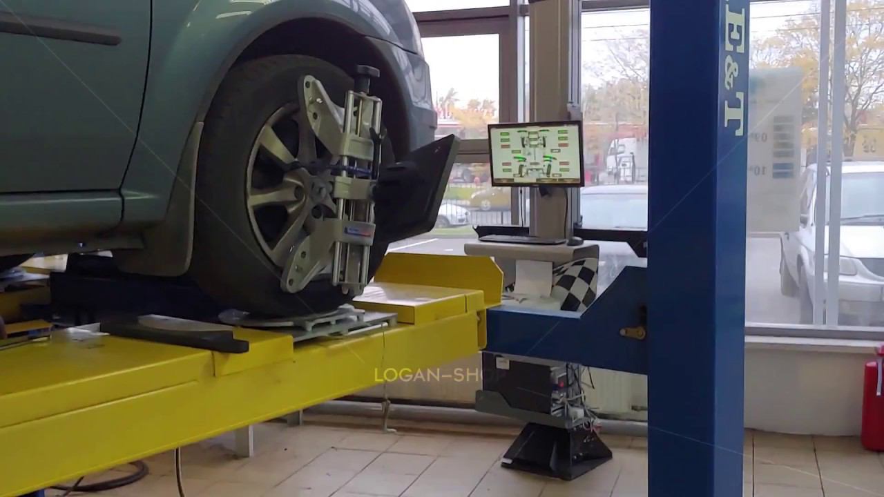 Как делается развал-схождение в Logan-Shop смотреть онлайн