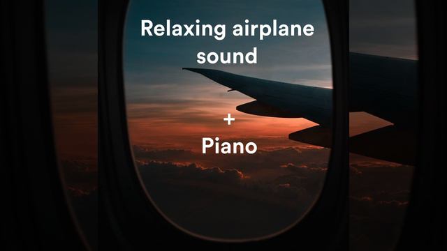 Relaxing airplane white noise + Piano pt.2 смотреть онлайн