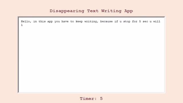 Disappearing Text Writing App | Tkinter python смотреть онлайн