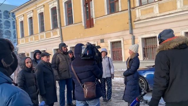Съёмки России-1 о ситуации вокруг дома Анны Монс 8.01.2023 смотреть онлайн