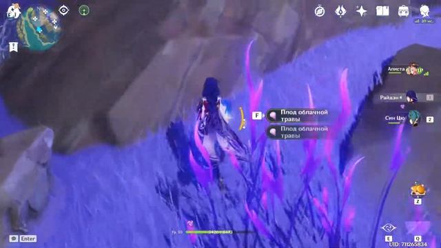 Как собрать 176 Плодов за 10 минут. Лучший маршрут для фарма ресурсов для возвышения Сегуна Райден. смотреть онлайн