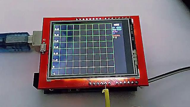 Arduino Oscilloscope Ver.1 with TFT LCD 2.4" Uno Shield смотреть онлайн