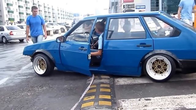 Низкая посадка ВАЗ 2109 смотреть онлайн