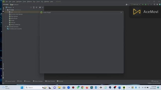 Environment set up for python programming and display "Hello World" смотреть онлайн