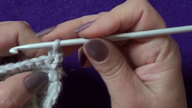 Узор Сетка из рельефных столбиков смотреть онлайн