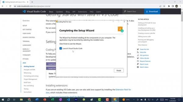 How to set up Java in Visual Studio Code