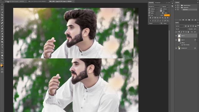 How to Design Stylish Brush layer | adobe Photoshop Stylish Editing | Effects | QAQ Studio смотреть онлайн