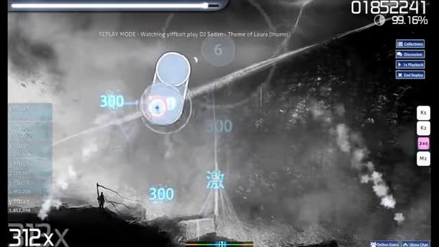 DJ Sadan - Theme of Laura [insane] | osu! S rank - no mods/skins смотреть онлайн