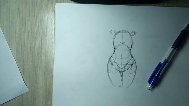 Как рисовать тело: Как нарисовать аниме тело девушки | Как научиться рисовать аниме с нуля #5 смотреть онлайн