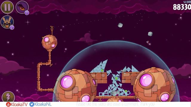 Angry Birds Space - Level 9-11 Brass Hogs Walkthrough (3 Stars) смотреть онлайн