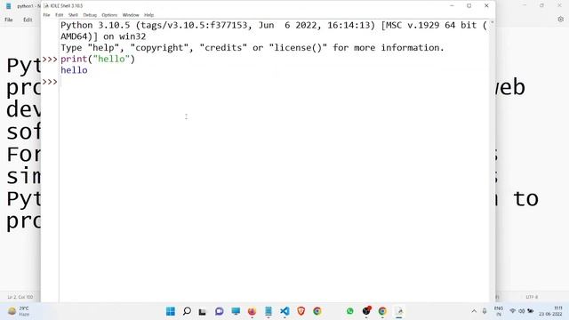 Python #01 introduction to Python Programming ( in Hindi) смотреть онлайн