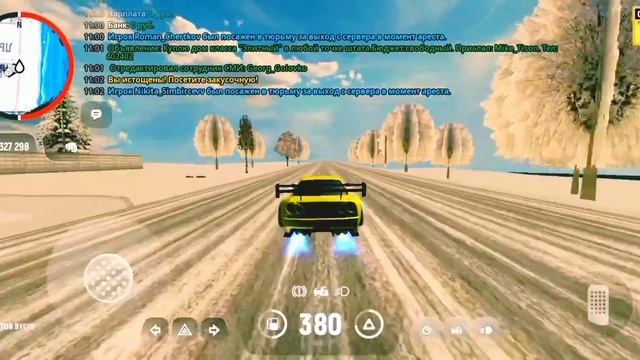 Тест Nissan Skyline R34 на Grand Mobile.