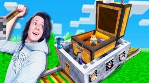 МОИ ДЕТИ ВЫЖИВАЮТ ВНУТРИ ВАГОНЕТКИ В МАЙНКРАФТ!