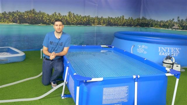 Intex Pool 260x160x65 cm Rectangular Frame ? im Test - Ein robuster Pool ??? смотреть онлайн