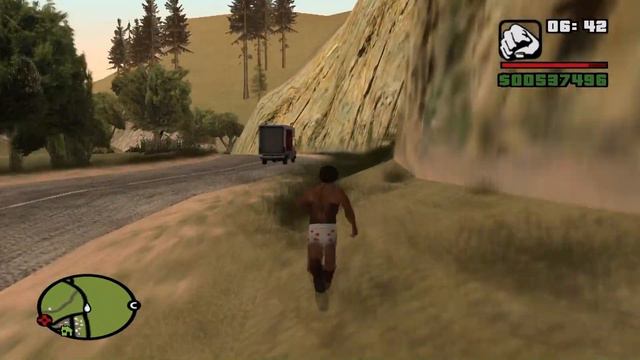 Прошёл через всю карту в гта сан андреас! смотреть онлайн