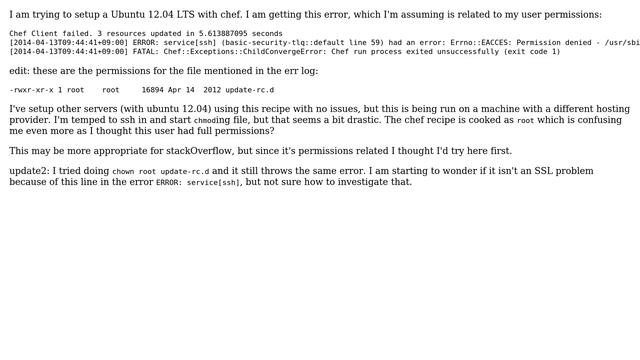 Ubuntu root permission denied смотреть онлайн