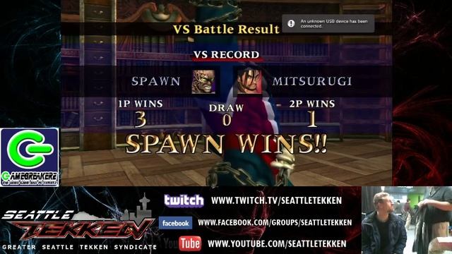 Gamebreakers 09 Rewind Soul Calibur 2 HD Tournament Part 1
