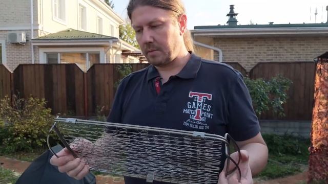 Обзор сетки для жарки рыбы (решетка для рыбы) смотреть онлайн