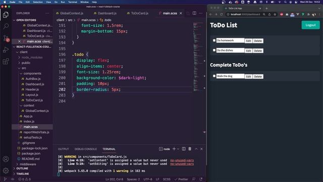 #12 Rendering the ToDo List | Fullstack React Course (2022) смотреть онлайн