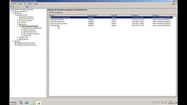 Windows Server 2008 r2 - Habilitar y deshabilitar configuraciones de GPO смотреть онлайн