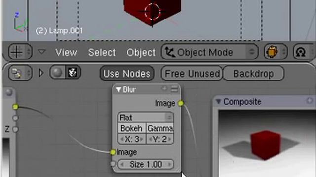 blender defocussing using time bluer node Tutorial смотреть онлайн