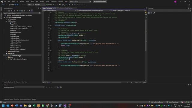 Visual Studio "BepInEx Modding Templates" video guide смотреть онлайн
