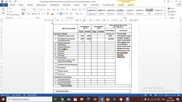 Cara Membuat Mailings/Mail Merge di Word 2013 Menggunakan List Data dari Excel untuk Raport K-13 смотреть онлайн