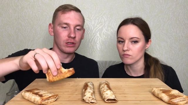 МУКБАНГ ЗАВТРАК БЛИНЫ С МЯСОМ ТВОРОГОМ ответы на вопросы |MUKBANG BREAKFAST PANCAKES with MEAT смотреть онлайн