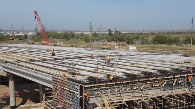 Строительство путепровода на Ягодном Шоссе г. Толяьтти смотреть онлайн