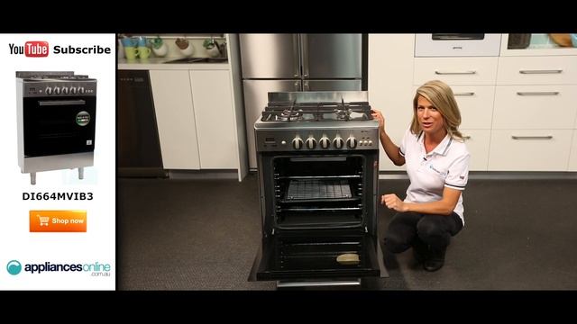 Freestanding Emilia Gas Oven Stove DI664MVIB3 reviewed by expert - Appliances Online смотреть онлайн