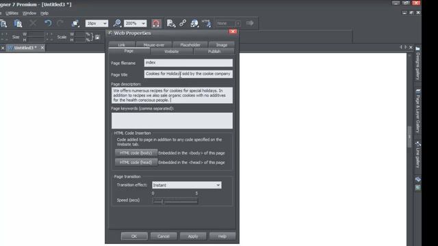 Xara Web Designer 7 Premium - SEO tags Adding Title, Description, Keywords and/or Phrases Lesson 25 смотреть онлайн