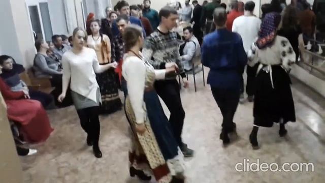 Вечерка. Танцы. Фольклорно-этнографический ансамбль 
