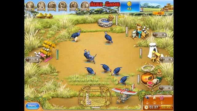 Farm Frenzy 3 Madagascar (level 10) only GOLD Веселая ферма 3 Мадагаскар (Уровень 10) Золото смотреть онлайн