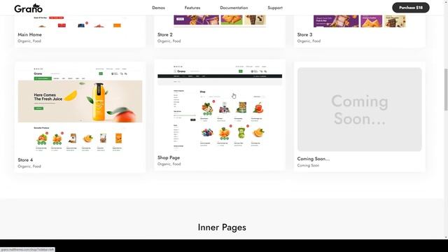 Grano - Organic and Food WordPress Theme ecommerce 14 смотреть онлайн