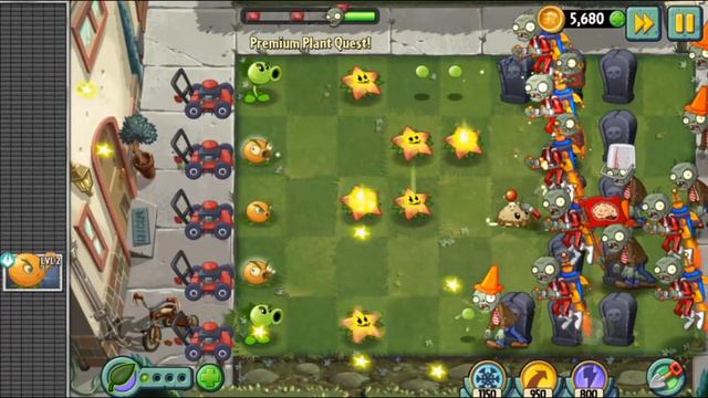 Растения против зомби 2 #106 ЗВЕЗДЫ ВЫЖИВАНИЕ Plants Vs Zombies 2