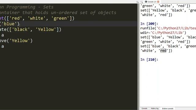 Lecture#10 Python Sets смотреть онлайн