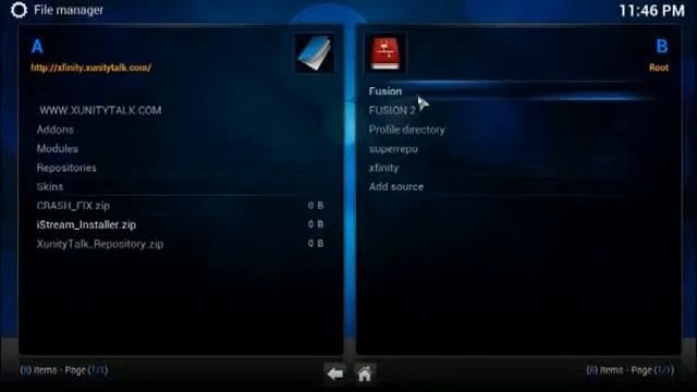 KODI XBMC install fusion for network resources смотреть онлайн