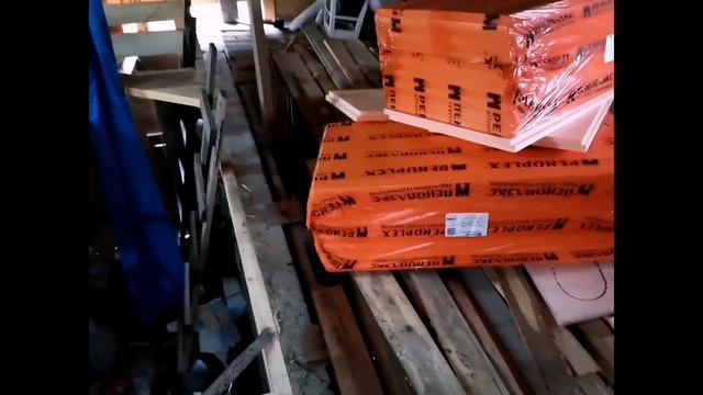 Из щелевого сарайчика в тёплую мастерскую 6х7. пеноплексом. смотреть онлайн